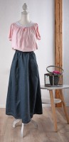 Lina Leinen Rock Maxi Lina Leinen Rock Maxi